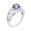 Image 3 : 14KT White Gold 1.63ct Tanzanite and Diamond Ring