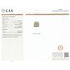 Image 4 : 14KT Yellow Gold GIA Certified 33.51ct Aquamarine and Diamond Ring