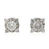 Image 1 : 14KT White Gold 1.36ctw Diamond Earrings