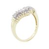 Image 3 : 10KT Two-Tone Gold 0.55ctw Diamond Ring