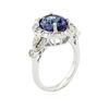 Image 3 : 18KT White Gold 3.60ct Tanzanite and Diamond Ring