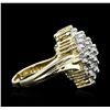 Image 3 : 14KT Yellow Gold 1.81ctw Diamond Ring