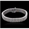 Image 1 : 14KT White Gold 7.65ctw Diamond Bracelet