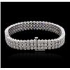 Image 2 : 14KT White Gold 7.65ctw Diamond Bracelet