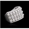 Image 2 : 14KT White Gold 2.59ctw Diamond Ring