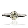 Image 1 : 14KT White Gold 1.01ct Diamond Ring