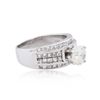 Image 2 : 14KT White Gold 1.51ct I-1/K Diamond Ring