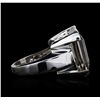 Image 3 : 14KT White Gold 25.26ct Tourmaline Ring