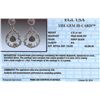 Image 3 : 14KT Black Gold 5.73ctw Black Diamond Earrings