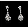 Image 1 : 14KT White Gold 1.83ctw Diamond Earrings