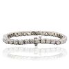 Image 2 : 14KT White Gold 7.23ctw Diamond Tennis  Bracelet