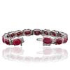 Image 3 : 14KT White Gold 27.00ctw Ruby and Diamond Bracelet