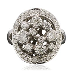 14KT White Gold 0.81ctw Diamond Ring