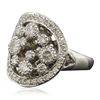 Image 2 : 14KT White Gold 0.81ctw Diamond Ring