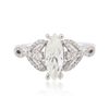 Image 1 : 14KT White Gold 1.16ctw Diamond Ring