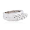 Image 2 : 14KT White Gold 0.48ctw Diamond Ring