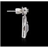Image 2 : 14KT White Gold 5.63ctw Black Diamond Earrings