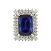 Image 1 : 14KT White Gold GIA Certified 17.10ct Tanzanite and Diamond Ring
