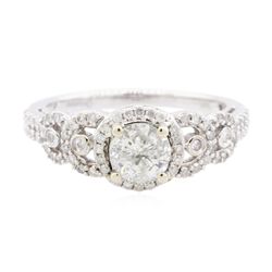 14KT White Gold 1.03ctw Diamond Ring