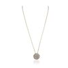 Image 2 : 14KT Two-Tone Gold 2.19ctw Diamond Pendant With Chain