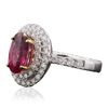 Image 2 : 14KT Two-Tone Gold 1.59ct Tourmaline and Diamond Ring