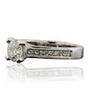 Image 2 : 14KT White Gold 1.56ctw Diamond Ring