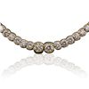 Image 2 : 18KT Yellow Gold 11.78ctw Diamond Tennis Necklace