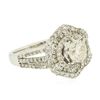 Image 2 : 14KT White Gold 1.72ctw Diamond Ring