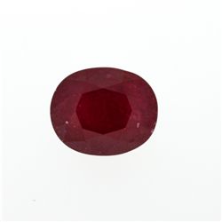 15.30ct. One Oval Cut Natural Ruby