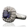 Image 2 : 14KT White Gold 2.25ct Tanzanite and Diamond Ring