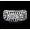 Image 1 : 14KT White Gold 1.44ctw Diamond Ring