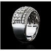 Image 3 : 14KT White Gold 1.44ctw Diamond Ring