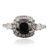 Image 1 : 14KT White Gold 1.46ctw Diamond Ring