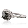 Image 2 : 14KT White Gold 1.46ctw Diamond Ring