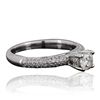 Image 2 : 18KT White Gold 0.47ctw Brilliant Cut Diamond Ring