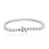 Image 2 : 14KT White Gold 7.49ctw Diamond Tennis Bracelet