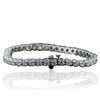 Image 2 : 14KT White Gold 4.15ctw Diamond Tennis  Bracelet