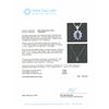 Image 3 : 14KT White Gold 11.66ct GIA Certified Tanzanite and Diamond Pendant With Chain