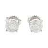 Image 1 : 14KT White Gold 1.44ctw Diamond Stud Earrings