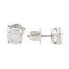 Image 2 : 14KT White Gold 1.44ctw Diamond Stud Earrings