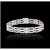 Image 1 : 14KT White Gold 0.58ctw Diamond Bracelet