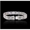 Image 3 : 14KT White Gold 0.58ctw Diamond Bracelet
