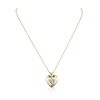 Image 2 : 14KT Yellow Gold 0.15ctw Diamond Pendant With Chain