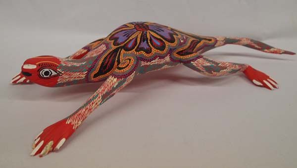 Oaxacan Alebrije Lizard By Sergio Hugo Santiago