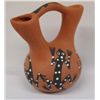 Image 2 : Acoma Miniature Lizard Wedding Vase by B. Curley