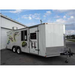 2012 Lark T/A 24’ V-Nose Enclosed Catering Trailer - On the block at 12:00 Noon EDT