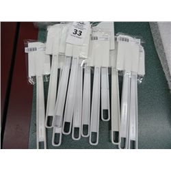 Lot of 1 Dozen Rubber Spatulas  NEW