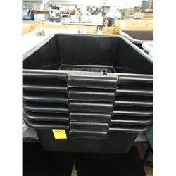 6 Bus Tubs - Black - 6 Times the Money  NEW