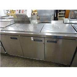 Delfield 6' 3-Dr. Refrigerated Prep Unit -  New