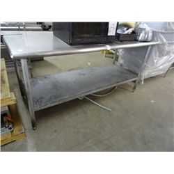 6' S/S Bullnose Table